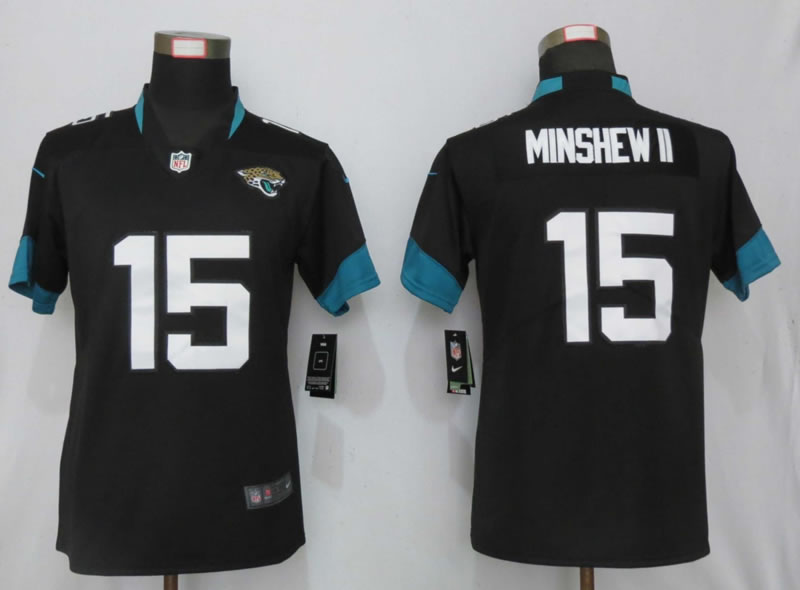 Women Nike Jacksonville Jaguars 15 Minshew ll Black  Vapor Untouchable Limited Jersey,We sell and wholesale Women Nike Jacksonville Jaguars 15 Minshew ll Black  Vapor Untouchable Limited Jersey on line form chian!